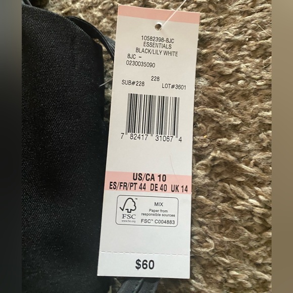 NWT Black Label Women’s Black work dress - Picture 6 of 6